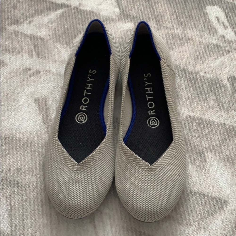 Rothy’s  flax flats size 8